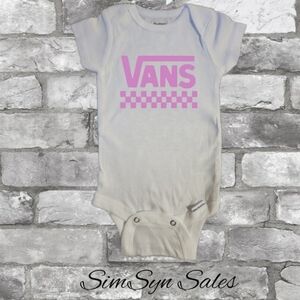 Vans Unisex Baby Onesie Onepiece Bodysuit 0-3 Months Brand New